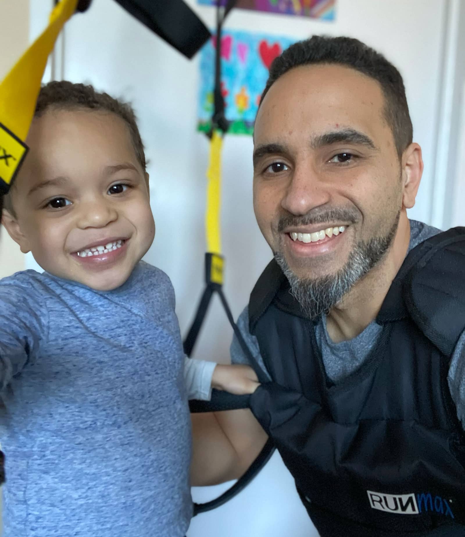 Coach with his son
